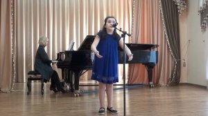 Потапова Екатерина муз.А.Аренского, сл.В.Жуковского Птичка летает