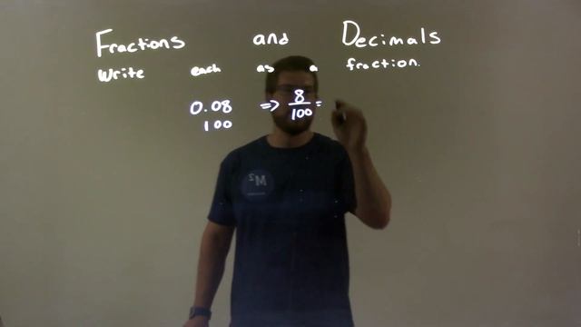 Write as a Fraction 0.08 смотреть онлайн