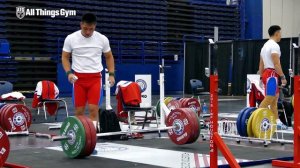 North Korea 🇰🇵 Full Session - Om Yun Chol's Heavy Day + Heavy Squat Triples with Pause