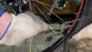 Легкий способ снять цепь на велосипеде
