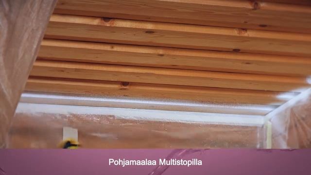 Paneelikaton ruiskumaalaus. Wagner W950 & Tikkurila paneelikattomaali смотреть онлайн
