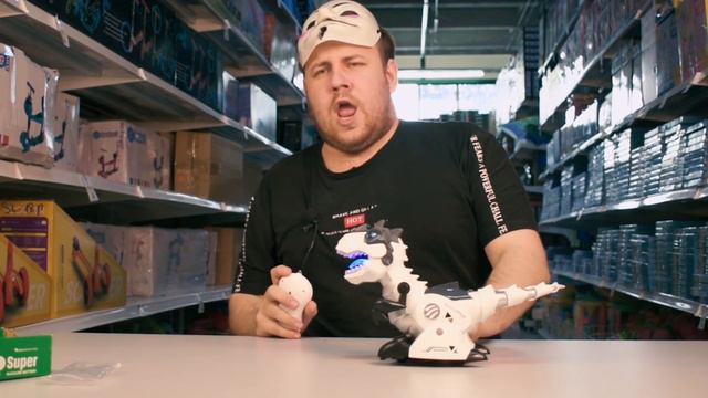 Обзор на радиоуправляемый Дино робот #игрушки #робот #toy #миксик #дети смотреть онлайн