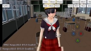 school girls simulator SCG как упасть со стула на котором сидишь