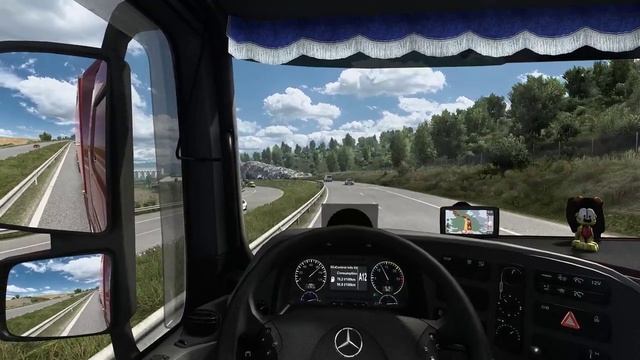 Euro Truck Simulator 2 | ETS2 1.47 | Mercedes Benz Actros MP3 | Zaragoza (E) to Eindhoven (NL) #1 смотреть онлайн