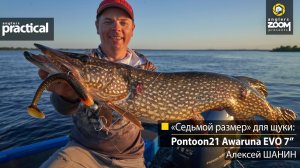 «Седьмой размер» для щуки: Pontoon21 Awaruna EVO 7’’. Алексей Шанин. Anglers Practical