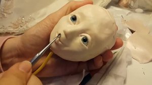 Куклы из полимерной глины - лепка головы
