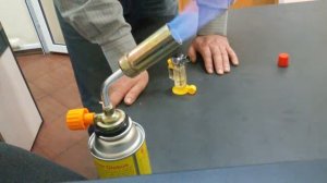 Распаковка и обзор самой бюджетной газовой горелки от цангового баллончика. Испытание в работе.