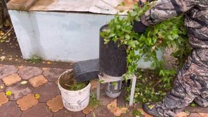 Улучшил самодельный измельчитель ботвы и веток на даче. Показываю, как работает. DIY