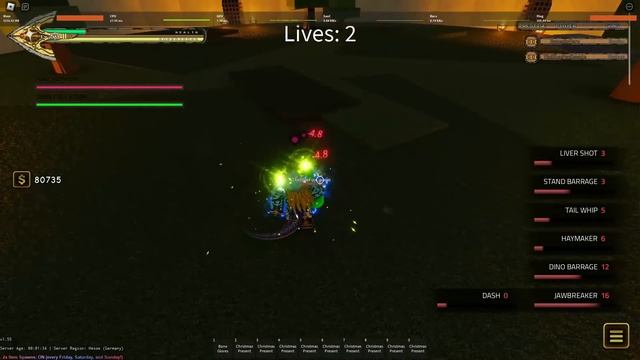 [YBA]Диноленд Обновление в юба! Scary Monsters Rework / Обнова в юбе / Your Bizarre Adventure. смотреть онлайн