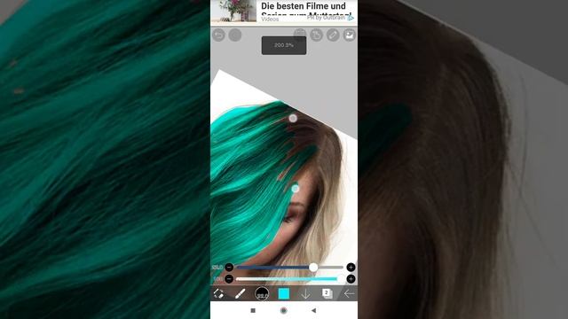 как сделать цветные волосы в ибис пеинт смотреть онлайн