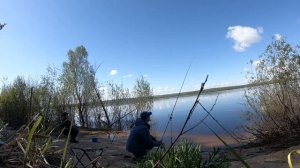 Снасть донка/как привязать поводок к основной леске/рыбалка на Волге