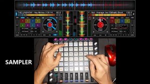 Worlde Orca Pad48 LaunchPad on Virtual DJ Short Demo