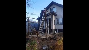 Крыльцо + навес к дому.