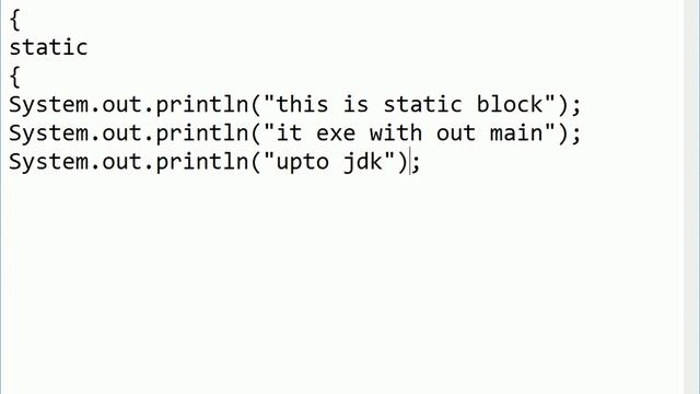 java without main method in java programming language