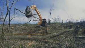 Захват грабли на экскаватор
