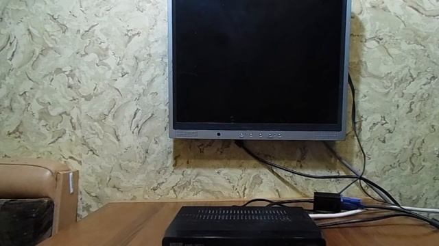 Как подключить DVB-T2 приставку с HDMI к VGA монитору. смотреть онлайн