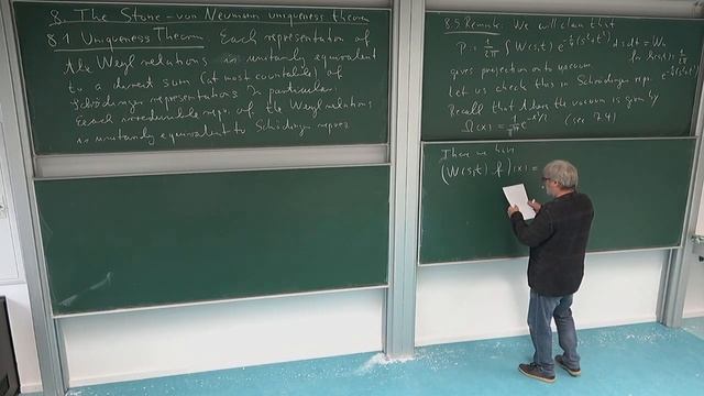 Math of QM: 8.3. Stone-von Neumann Theorem: Projection onto Vacuum in Schrödinger Representation смотреть онлайн