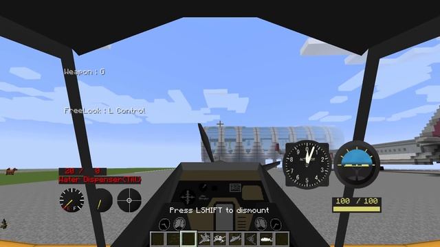 Minecraft PLANE MOD / FLY YOUR OWN AIRLINE CARRIERS AND BLOW THEM UP!! Minecraft смотреть онлайн
