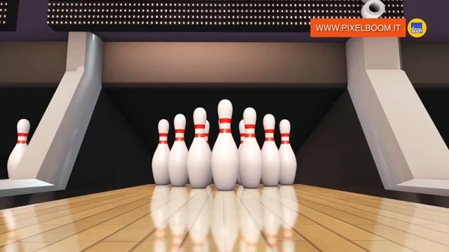 Green Screen Bowling Alley Ninepins Strike - PixelBoom смотреть онлайн