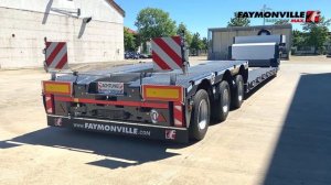 Faymonville - MegaMAX extendable low loader w/ 3 hydro-mechanically steered axles & twin tyres