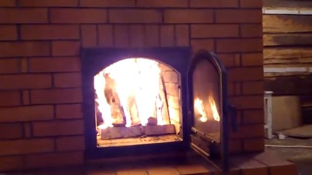 BRICK STOVE, каминопечь в старом деревенском доме ,печь камин, Волоколамск fireplace смотреть онлайн