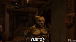 Orc in Morrowind has a BONE to pick.