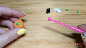 Поделка: овощ тыква из пластилина. Мастер-класс. Поделка в садик, в школу. Осенние поделки