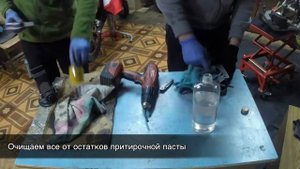 Переборка ГБЦ мотоцикла и Притирка клапанов.