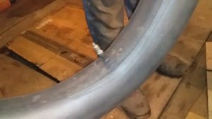 Монтаж покрышек и камер на мотоцикл иж
