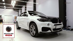 BMW X6 в OKLEYKA.PROПолировка кузова, тонировка, оклейка крыши и капота.