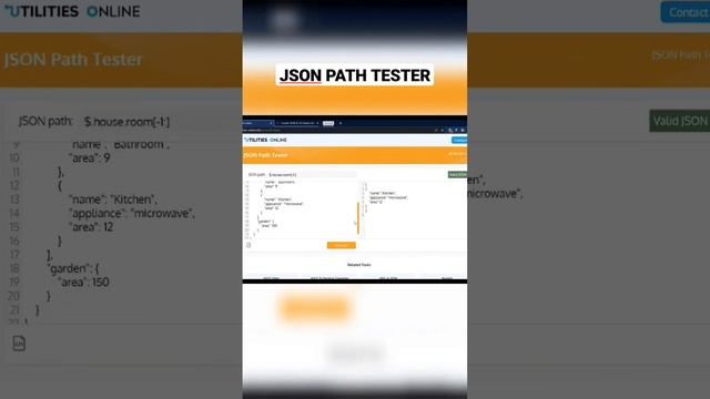 JSON PATH TESTER #json #software #tools