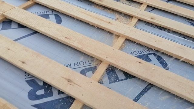 Монтаж обрешётки под металлочерепицу