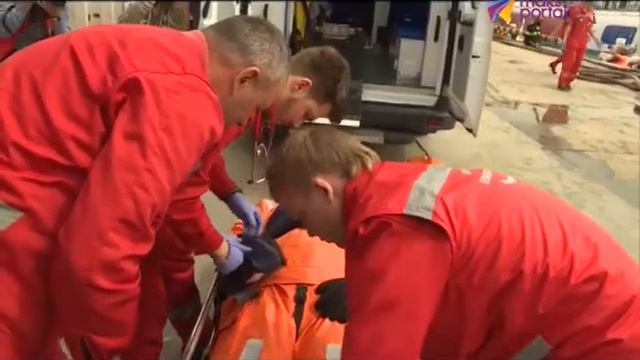 Спасатели Сочи "ликвидировали" пожар в морпорту