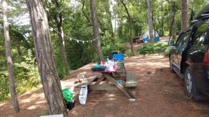 Обустройство лагеря для жизни в лесу