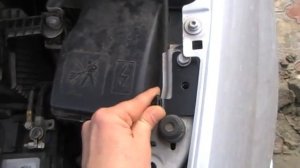Lada Vesta. Газовые упоры капота.