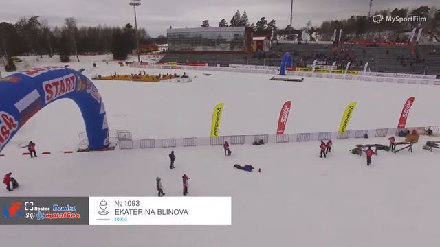 ROSTEC DEMINO SKI MARATHON Blinova Ekaterina номер 1093 смотреть онлайн