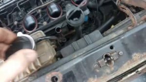 Работа двигателя om 611,холодный запуск