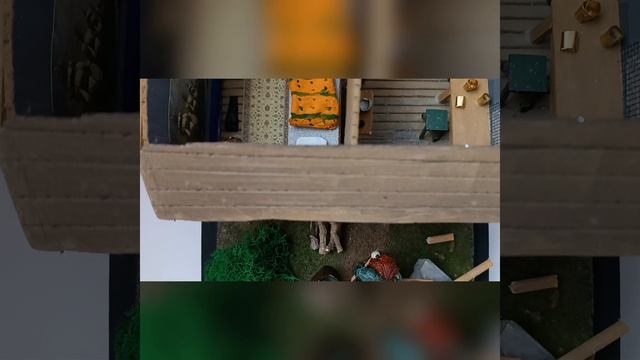 Диорама в масштабе 1/35 "Сталкер и его убежище"