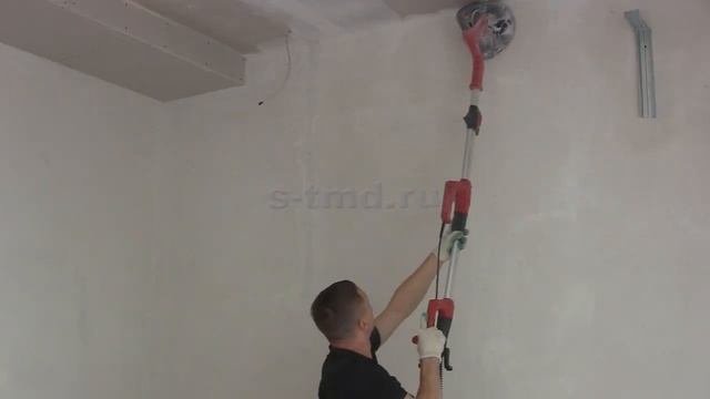 Шлифовальная машина (Жираф) Еinhell  шлифуем стены высотой четыре (4) метра быстро и без пыли