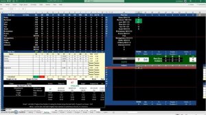 Excel spreadsheet for keeping baseball stats (Payoff Pitch)