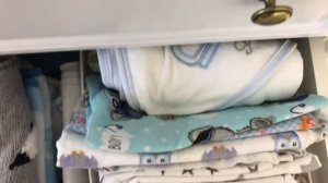 Комната для новорожденного ребёнка. Комод для новорождённого.