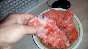 Кушаем Замороженный??? АРБУЗ!!!. Моё Мнение после РАЗМОРОЗКИ!!!??.  28 ноября 2022г.