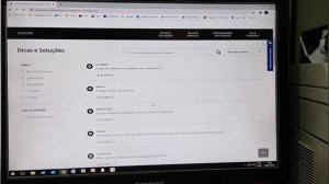 Monitor Samsung LS22A300 "Verificar cabo de sinal"