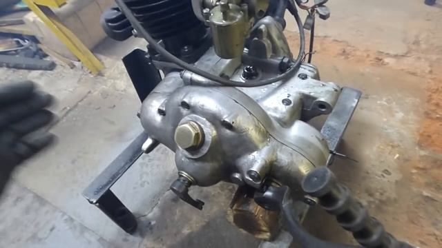 Двигатель DKW SB 200. Пуск после ремонта смотреть онлайн