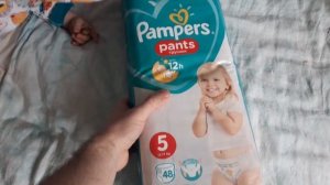 Подгузники-трусики PAMPERS Pants 5 Junior 11-18 кг Видеоотзыв (обзор) Виталия