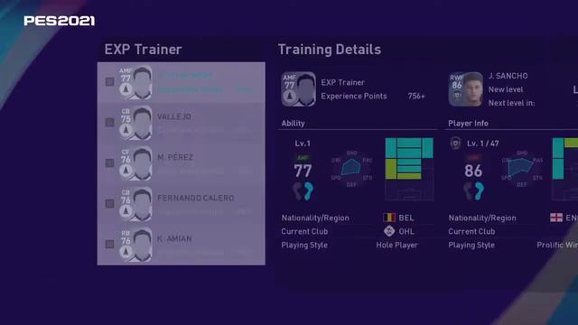 Tutorial Upgrade Player PES 2021 - Convert in to an EXP Trainer - MyClub Online Match смотреть онлайн
