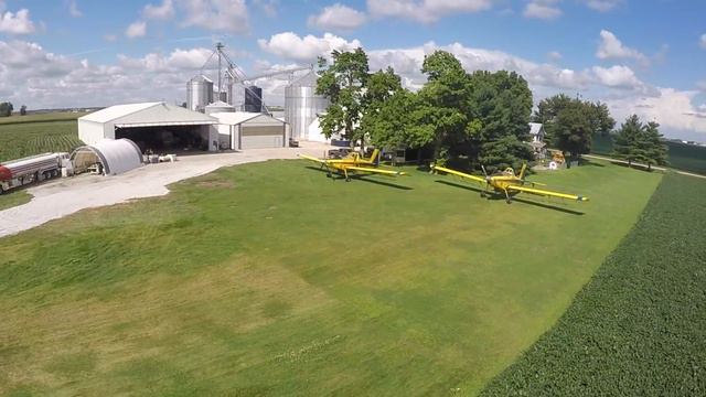 SkyShare, LLC - Niemann Family Farm - Aerial Application - Drone Orbit смотреть онлайн