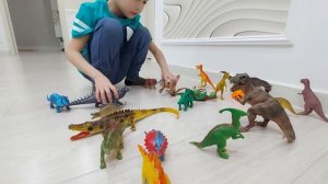 Моя ПОЛНАЯ коллекция динозавров ИГРУШЕК