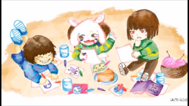 Undertale (His theme/Chara's theme) SynK and SuriOokami ~Duet смотреть онлайн