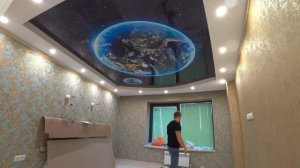 Потолки с эффектами "Звездное небо", "Дабл Вижн", фотопечать на потолках, тканевый потолок в нише!